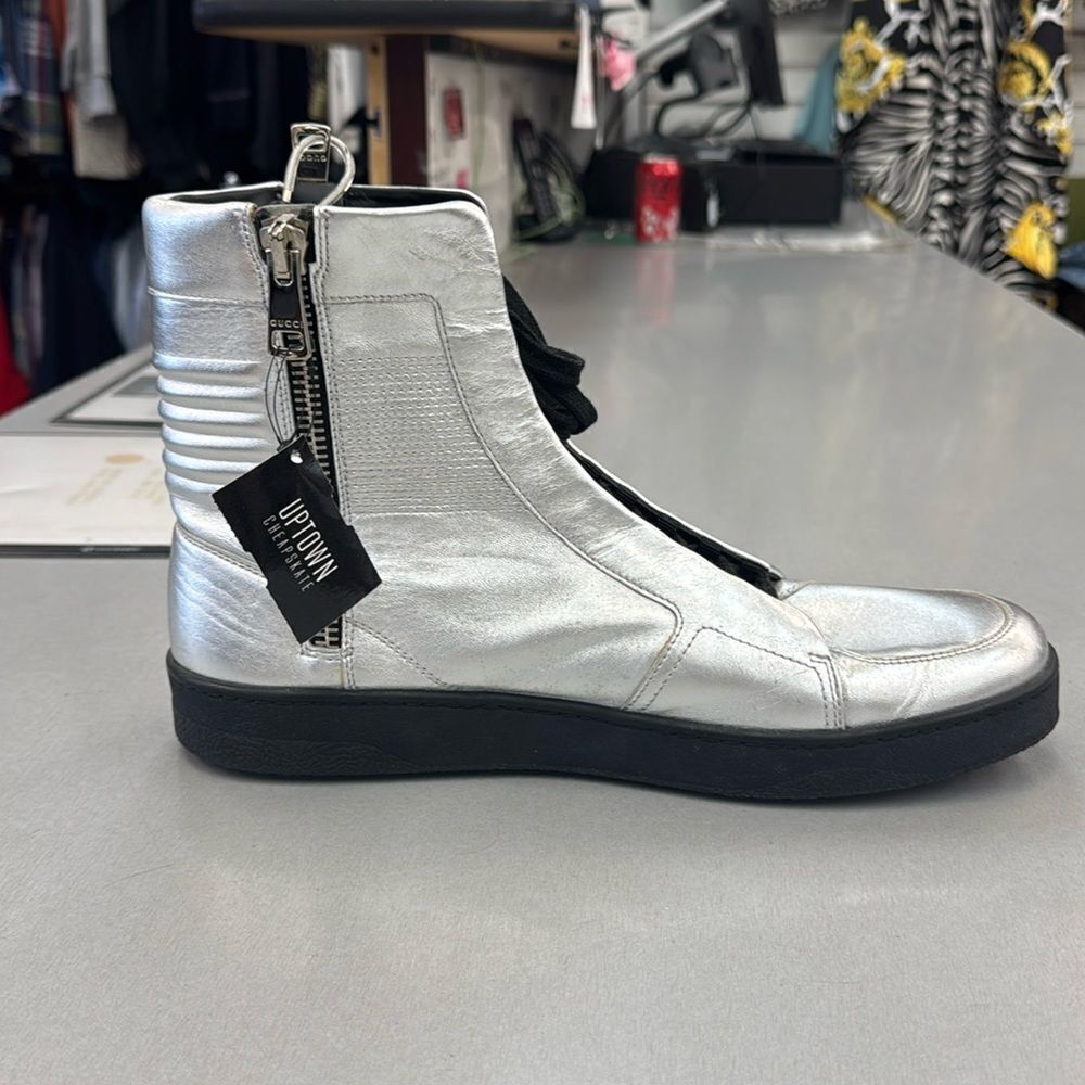 Gucci Leather Nappa Silk High